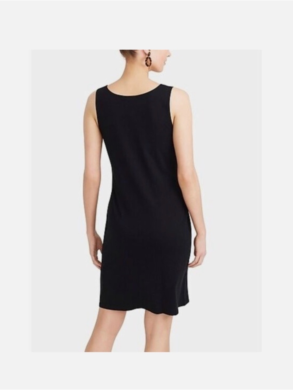J. Crew Black Sleeveless Tie-Waist Mini Dress - Picture 2 of 7
